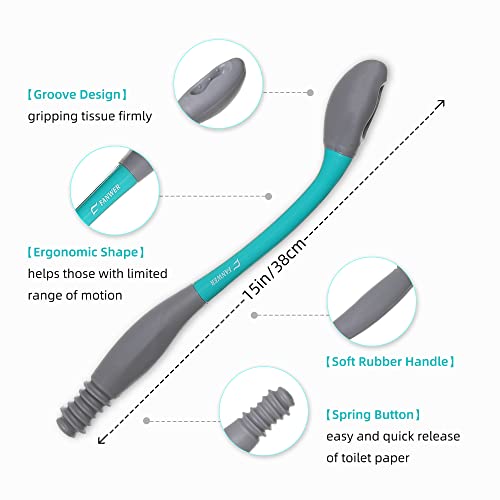 Comfort Wipe Bottom wipe Toliet aids Long Reach Self Assist toilets tools from Fanwer