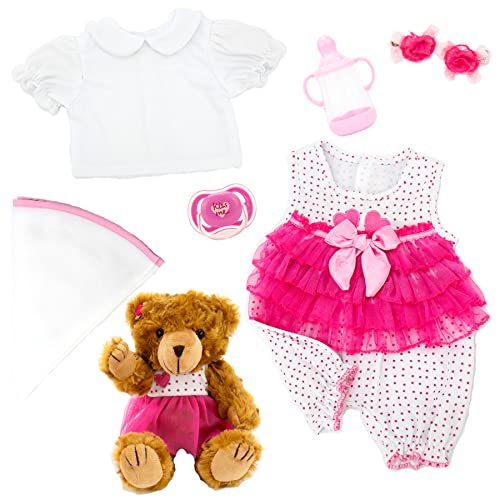 Aori Reborn Baby Dolls Lifelike Weighted Black Girl Doll 22 Inch with Teddy Toy Accessories Best Birthday Set for Girls Age 3 from Aori