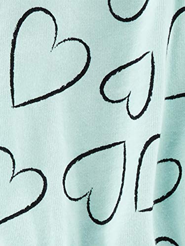 Simple Joys by Carter's Toddler Girls' Fashion Jumpsuits, Pack of 2, Blue/Grey, Hearts, 18 Months by Carter's Simple Joys - Private Label