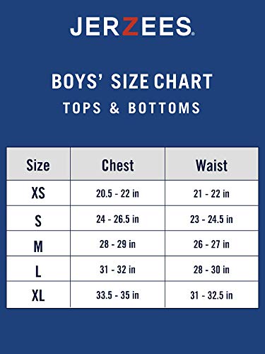 Jerzees boys Fleece Sweatshirts, Hoodies & Sweatpants Hooded Sweatshirt, Hoodie - Navy, Small US by Jerzees 8-20 Apparel