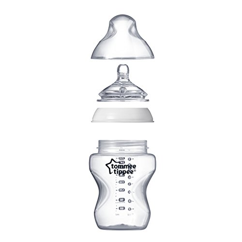 Tommee Tippee Closer to Nature Newborn Baby Feeding Starter Set - Pink, Girl (Design May Vary) by Mayborn Group