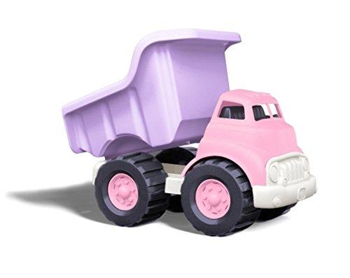 Green Toys Dump Truck in Pink Color - BPA Free, Phthalates Free Play Toys for Improving Gross Motor, Fine Motor Skills. Play Vehicles by Green Toys