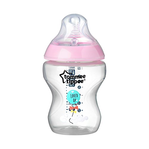 Tommee Tippee Closer to Nature Newborn Baby Feeding Starter Set - Pink, Girl (Design May Vary) by Mayborn Group
