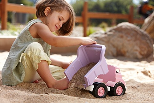 Green Toys Dump Truck in Pink Color - BPA Free, Phthalates Free Play Toys for Improving Gross Motor, Fine Motor Skills. Play Vehicles by Green Toys