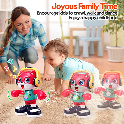 LUDILO Baby Toys 18 Months Interactive Dancing Cat Toddler Toys for 1 Year Old Boy Girl Gifts Infant Baby Musical Toys for Toddlers 1-3 Learning Educational Toys Gifts for 1 2 3 Year Old Boys Girls from LUDILO