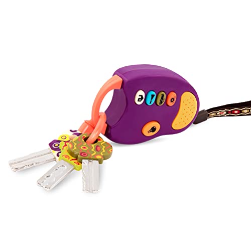 B. toys â FunKeys Toy â Funky Toy Keys for Toddlers and Babies â Toy Car Keys and Purple Remote with Light and Sounds â Non-Toxic by Toysmith