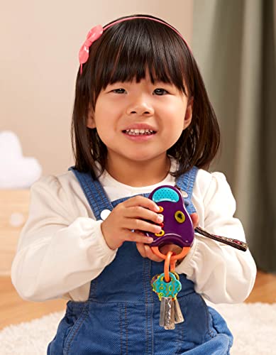 B. toys â FunKeys Toy â Funky Toy Keys for Toddlers and Babies â Toy Car Keys and Purple Remote with Light and Sounds â Non-Toxic by Toysmith