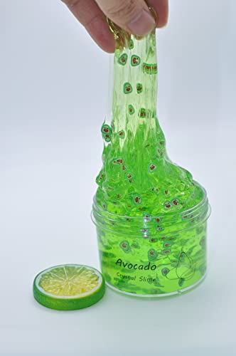 Crystal Slime Toy, Educational Slime Butter Sludge Toys, Birthday Gifts Prize Party Favors for Girl Boys Kids from inksbui