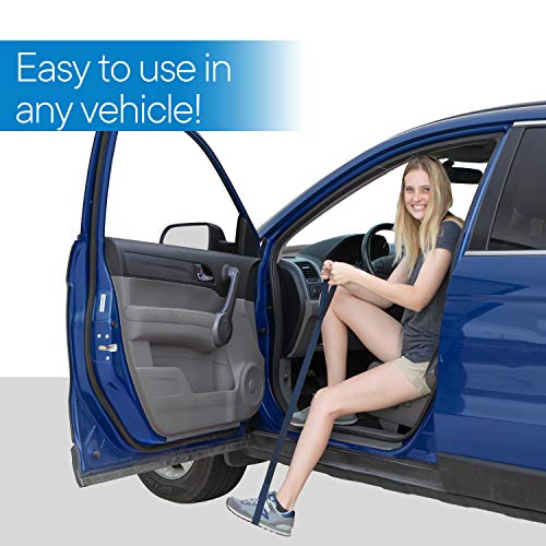 RMS 35 Inch Long Leg Lifter - Durable & Rigid Hand Strap & Foot Loop - Ideal Mobility Tool for Wheelchair, Hip & Knee Replacement Surgery (35 Inch Long) by Royal Medical Solutions