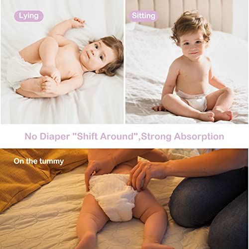 Newborn Diapers for Baby's Sensitive Skin Size 1(8-14lb) 82 Count,Babycozy Bouncy Soft Diapers Fit Baby Preemie, Dry Disposable Diapers Hypoallergenic Without Chlorine by Babycozy