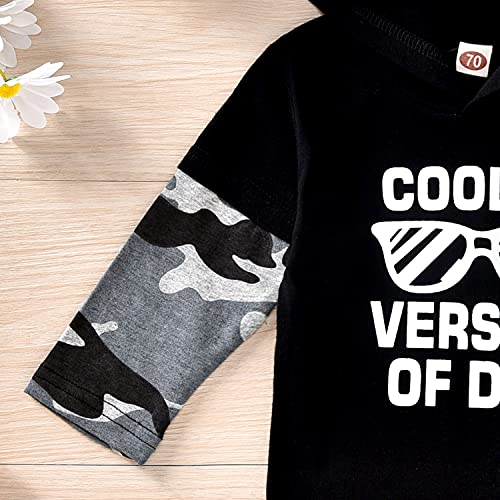 Toddler Baby Boys Hoodie Sweatshirt Outfits Spring Winter Sweatsuits Clothes Sets (Black, 18-24 Months) from 