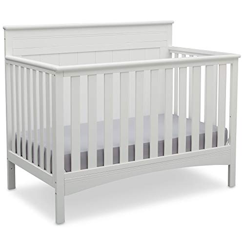Delta Children Fancy 4-in-1 Convertible Baby Crib, Bianca White from Delta Children