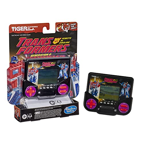 Tiger Electronics Transformers Robots in Disguise Generation 2 Electronic LCD Video Game Retro-Inspired 1 Player Handheld Game Ages 8 and Up from Hasbro