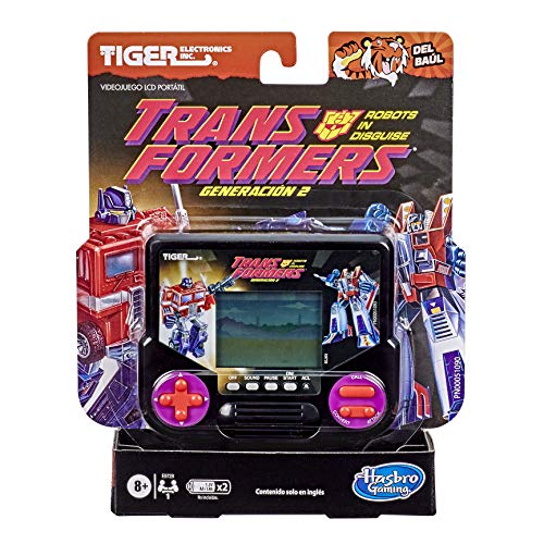 Tiger Electronics Transformers Robots in Disguise Generation 2 Electronic LCD Video Game Retro-Inspired 1 Player Handheld Game Ages 8 and Up from Hasbro