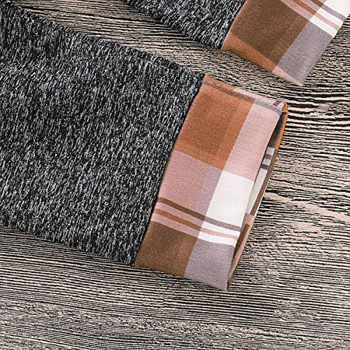 Toddler Infant Baby Boys Clothes Christmas Plaid Long Sleeve Hoodie Sweatshirt Pants Kids Fall Winter 2Pcs Outfits Set(Khaki Plaid, 12-18 Months(90)) from 