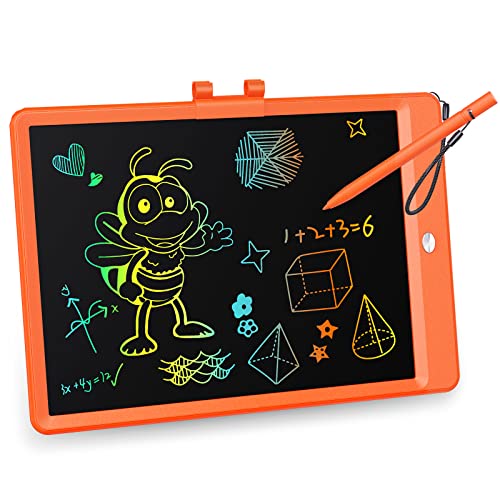 KOKODI LCD Writing Tablet, 10 Inch Colorful Toddler Doodle Board Drawing Tablet, Erasable Reusable Electronic Drawing Pads, Educational and Learning Toy for 3-6 Years Old Boy and Girls from KOKODI