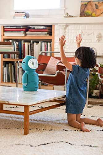 Moxie Robot, Conversational Learning Robot for Kids 5-10, GPT-Powered AI Technology, Increases Kids Social Confidence, Articulating Arms & Emotion-Responsive Camera, Birthday Gift for Boys and Girls from MOXIE