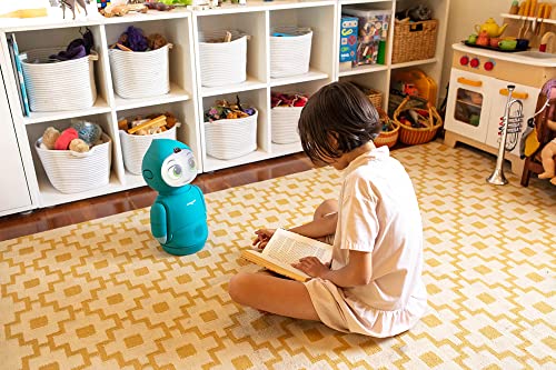Moxie Robot, Conversational Learning Robot for Kids 5-10, GPT-Powered AI Technology, Increases Kids Social Confidence, Articulating Arms & Emotion-Responsive Camera, Birthday Gift for Boys and Girls from MOXIE