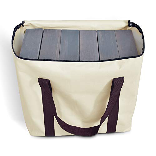 GoSports Giant Wooden Toppling Tower Includes Bonus Rules with Gameboard Made from Premium Gray Stained Blocks by P&P Imports, LLC [SPORTS]