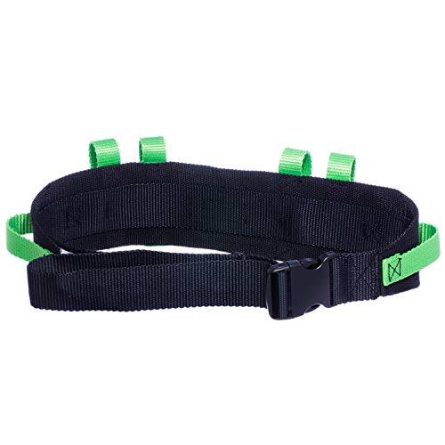 COW&COW Gait Belt (28inch-52inch) - with 6 Handles and Quick Release Buckle - Transfer Walking and Standing Assist Aid for Homecare,Nurse,Physical Therapy(Green) from COW&COW Care