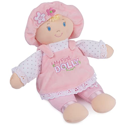 GUND My First Dolly Stuffed Plush Blonde Doll, 12" by Gund