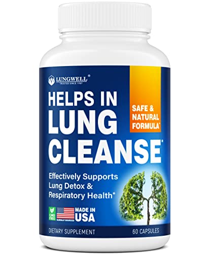 Quit Smoking Aid - Made in USA - Helps to Clear Lungs & Stop Smoking - Infused with Mullein & L-Tryptophan for Lung Cleanse & Stress Relief from LUNGWELL