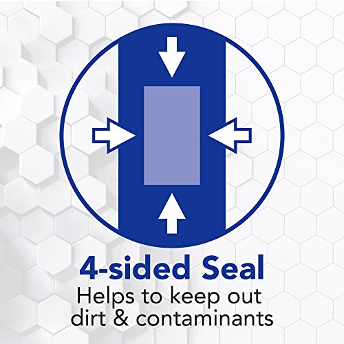 All Health Antibacterial Sheer Adhesive Pad Bandages, 3 in x 4 in, 30 ct | Helps Prevent Infection, Extra Large Comfortable Protection for First Aid and Wound Care from ASO Corp