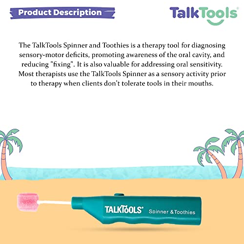 Talktools Spinner and Toothies | Oral Sensory Tool for Hypersensitivity, Hyposensitivity and Tactile Defensiveness from TalkTools