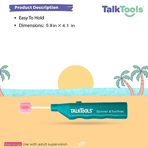 Talktools Spinner and Toothies | Oral Sensory Tool for Hypersensitivity, Hyposensitivity and Tactile Defensiveness from TalkTools