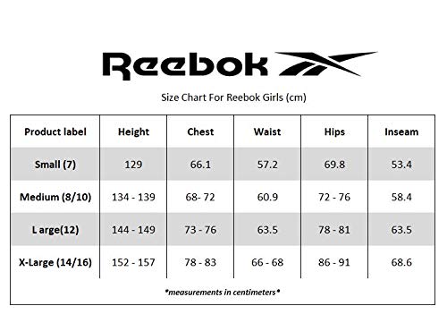 Reebok Girls Active Shorts - Spandex Athletic High Waisted Gym Workout Yoga Bike Shorts (2 Pack), Size X-Large/(14/16, Blue Print by 