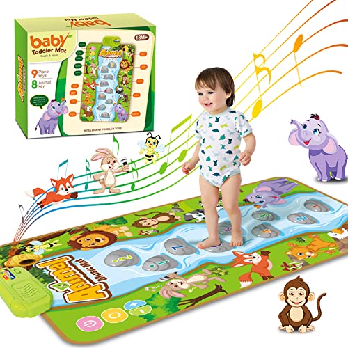 BAIAI Baby Music Mat Toys: Montessori Toy Toddlers Dance Pad for 2-4 Year Old - Sensory Step & Sing Floor Mat for Kids Age 1 2 3 4 5 6 Christmas Birthday Gifts from Shantou Aozheng Education Technology Co., LTD