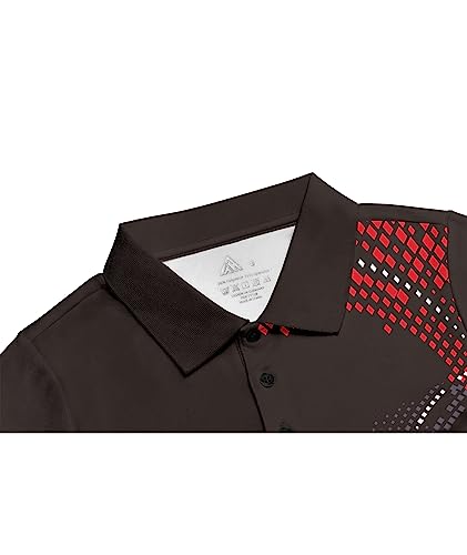 GEEK LIGHTING Boys' Short Sleeve Polo Shirts Short Sleeve Golf Tennis Bowling Navy L by 