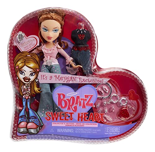 Bratz Collectorâs Edition Sweet Heart Meygan Fashion Doll with 2 Outfits to Mix & Match and Accessories from MGA Entertainment