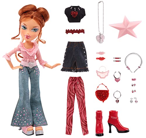 Bratz Collectorâs Edition Sweet Heart Meygan Fashion Doll with 2 Outfits to Mix & Match and Accessories from MGA Entertainment