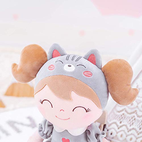 Gloveleya Baby Doll Girl Gifts Soft Plush Kitty Cat Dolls 14" with Gift Box by Gloveleya