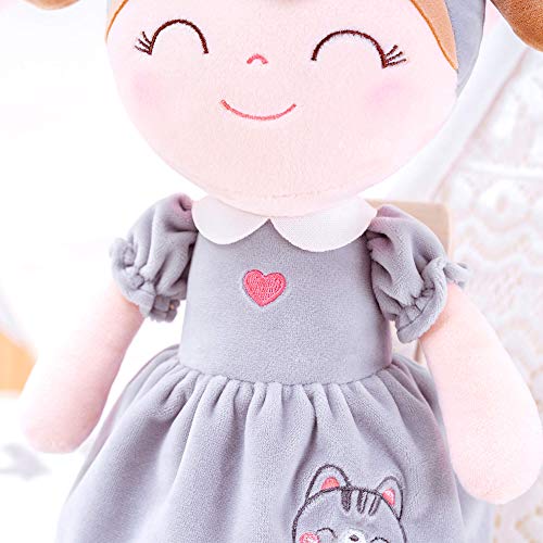 Gloveleya Baby Doll Girl Gifts Soft Plush Kitty Cat Dolls 14" with Gift Box by Gloveleya