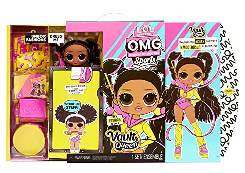 LOL Surprise OMG Sports Vault Queen Artistic Gymnastics Fashion Doll with 20 Surprises to UNbox from MGA Entertainment