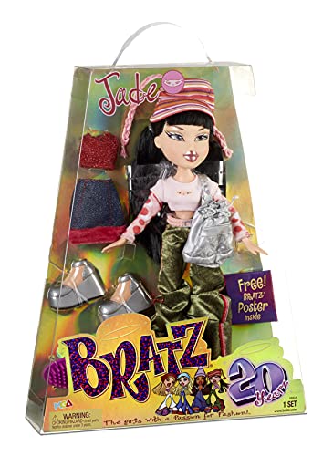 Bratz 20 Yearz Special Anniversary Edition Original Fashion Doll Jade with Accessories and Holographic Poster | Collectible Doll | for Collector Adults and Kids of All Ages from MGA Entertainment