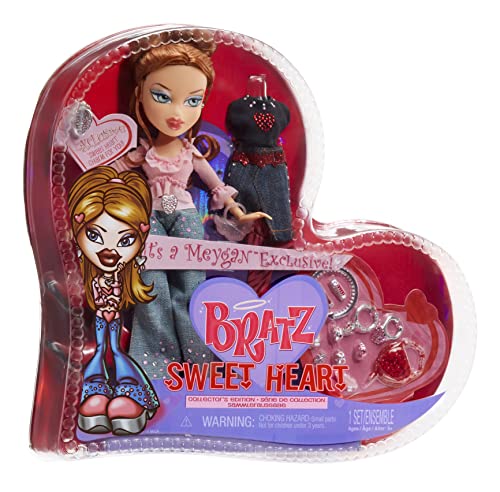 Bratz Collectorâs Edition Sweet Heart Meygan Fashion Doll with 2 Outfits to Mix & Match and Accessories from MGA Entertainment