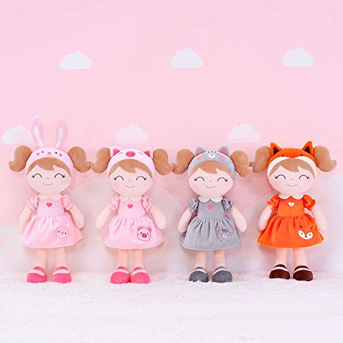 Gloveleya Baby Doll Girl Gifts Soft Plush Kitty Cat Dolls 14" with Gift Box by Gloveleya