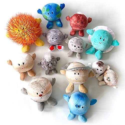 Celestial Buddies Solar System Set 12 Piece Buddy Science Astronomy Space Educational Plush Blue Planet Toys from Celestial Buddies