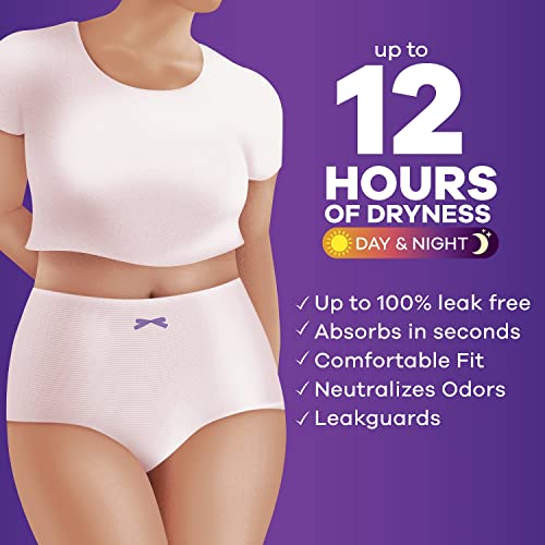 Always Discreet Incontinence & Postpartum Incontinence Underwear for Women, Small/Medium, Maximum Protection, 32 Count by Always