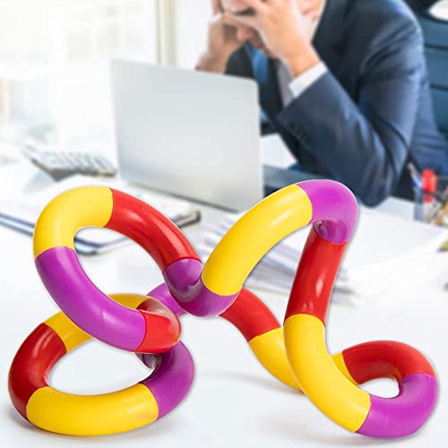 20 PCS Multicolored Quiet Fidgets Toys for Unique Fidget Experience, Anti Anxiety Sensory Toys Combine into New Shapes, Brain Imagination Tools, Relax Therapy Educational Toy for Kids Boys Adults from Xesakesi