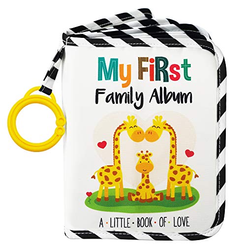 Urban Kiddyâ¢ Baby's My First Family Album | Soft Photo Cloth Book Gift Set for Newborn Toddler & Kids (Giraffe) from Urban Kiddy