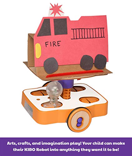 KinderLab Robotics KIBO 15 Home Edition - The Screen-Free STEAM Robot Kit for Kids 4â7 â Give The Gift of Playful Creative Coding - Bring Your Childâs Imagination to Life with Educational Robot Toy from KinderLab Robotics, Inc.