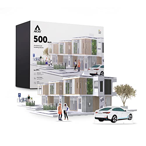 Arckit A500 Building Blocks Kit, STEM Educational Learning Toy, Miniature Model House Kit, Architecture Gift for Teens and Adults from Arckit