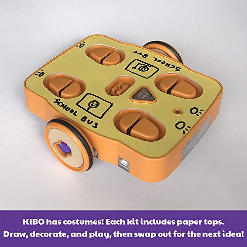 KinderLab Robotics KIBO 15 Home Edition - The Screen-Free STEAM Robot Kit for Kids 4â7 â Give The Gift of Playful Creative Coding - Bring Your Childâs Imagination to Life with Educational Robot Toy from KinderLab Robotics, Inc.
