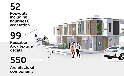 Arckit A500 Building Blocks Kit, STEM Educational Learning Toy, Miniature Model House Kit, Architecture Gift for Teens and Adults from Arckit