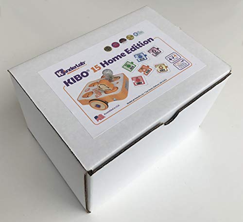 KinderLab Robotics KIBO 15 Home Edition - The Screen-Free STEAM Robot Kit for Kids 4â7 â Give The Gift of Playful Creative Coding - Bring Your Childâs Imagination to Life with Educational Robot Toy from KinderLab Robotics, Inc.