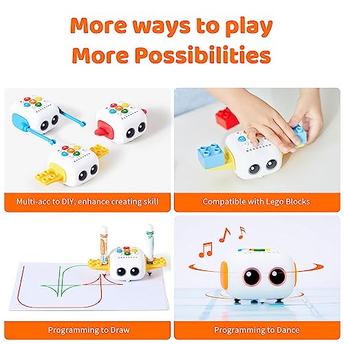 MATATALAB TaleBot Pro Coding Robot for Kids Ages 3-5, Educational Learning Toys, Interactive STEM Toys, Screen-Free Toys for Kids to Learn Coding Basics from MATATALAB